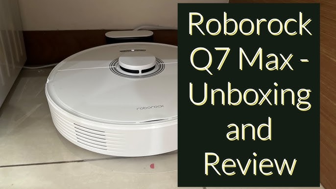 ROBOROCK Q7 MAX - Preparing the machine for a new clean. 