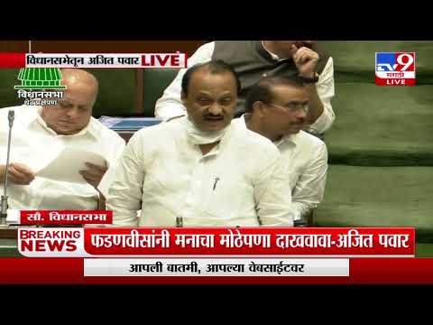 Ajit Pawar | मराठी भाषेसाठी देखील निधी राखून ठेवला असता तर आवडलं असतं : अजित पवार-TV9