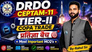 DRDO COPA TRADE TIER-II COPA TRADE Most Important MCQ | DRDO Copa Trade Live Class -04