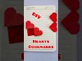 Paper Origami Two Hearts Bookmark ❤️❤️ | Easy DIY #diy #heart #shorts #youtubeshorts #viralvideo