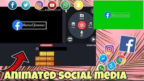 HOW TO MAKE ANIMATED SOCIAL MEDIA Icon | Tips & Tricks |Kinemaster