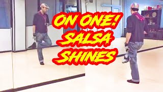 Salsa Footwork with Reverse Wave Variations~