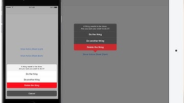 Wonderfull iOS Action Sheet....