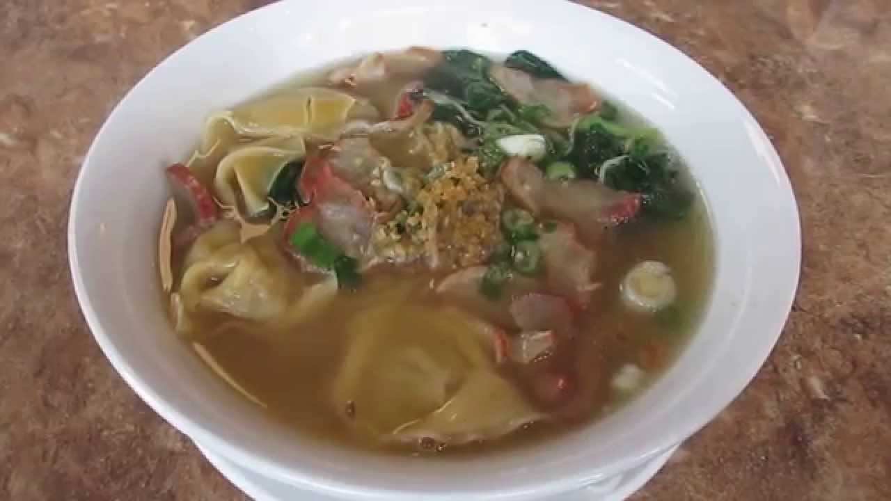 q Pork Wonton Egg Noodle Soup Thai Stick San Francisco California Youtube q Pork Wonton Egg Noodle Soup Thai Stick San Francisco California Youtube
