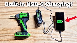 Greenworks 24v PowerAll 1/4" Driver with Built-in USB-C Charging Review