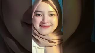 cewek cantik senyum #hijabstyle #muslimah #cantik