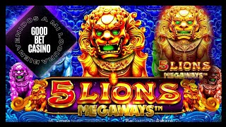 "¡Cómo GANAR en 5 Lions Megaways!:TRAGAMONEDAS en CASINO Online "