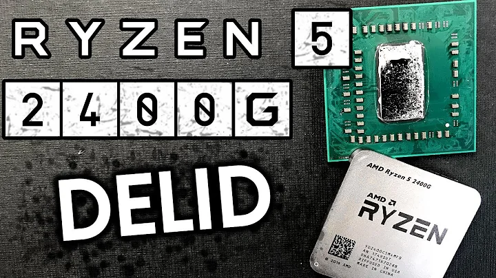 Unlocking Performance: Delidding the Ryzen 5 2400G for Lower Temperatures!