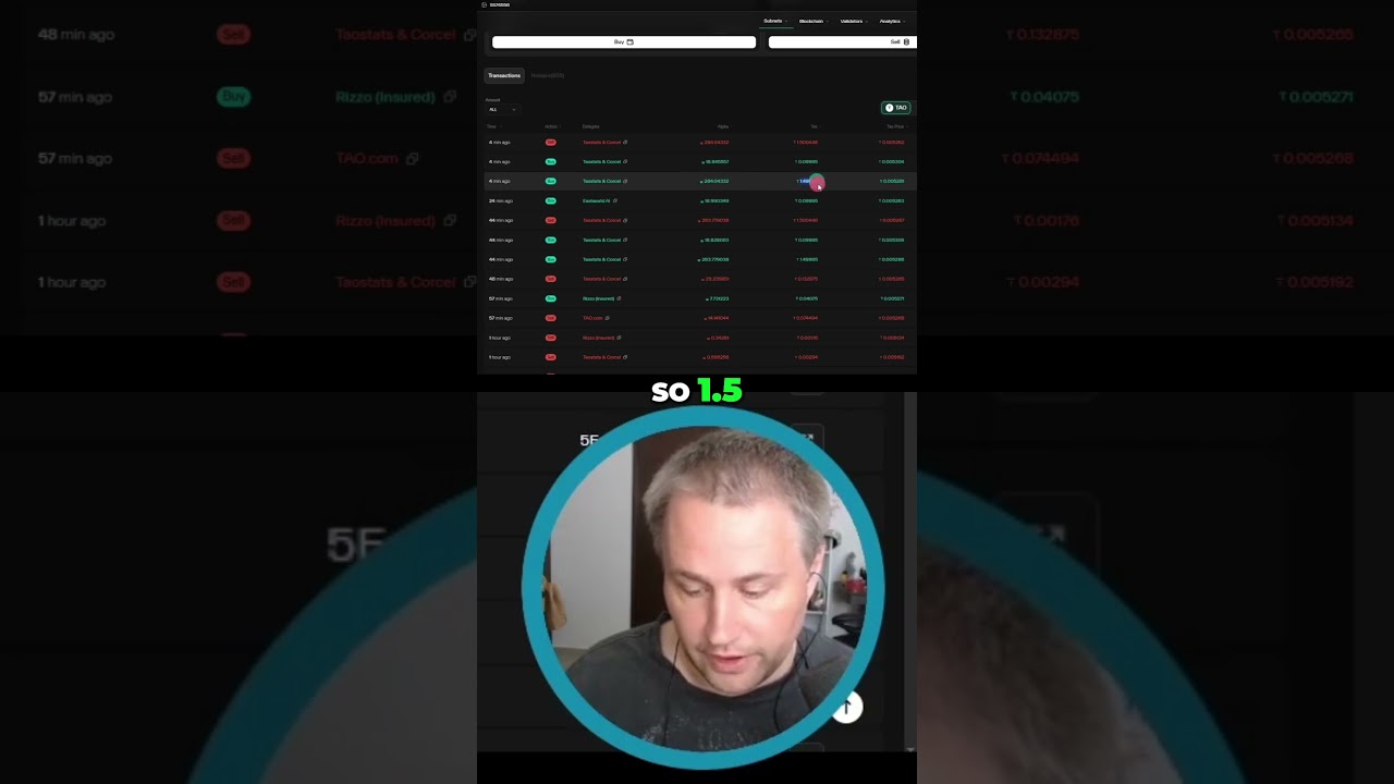 Bittensor Staking - Sandwich Attacks