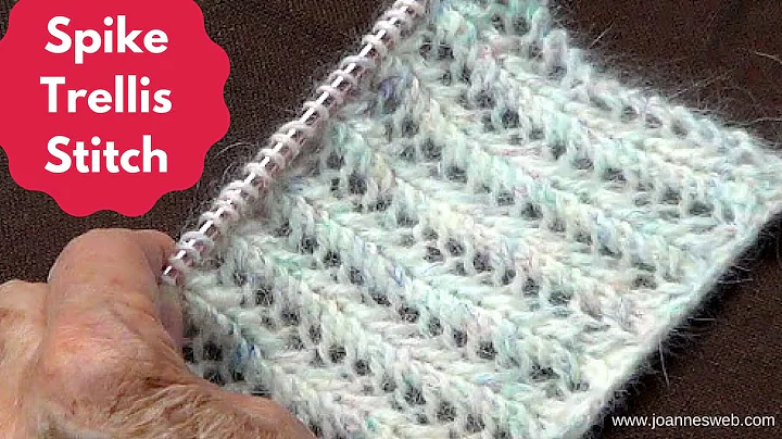 Knitting Spike Trellis Stitch