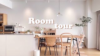 Eng) JAPAN ROOM TOUR#1Cozy Natural Livng&Dining RoomKitchen Organization