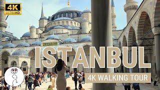 Istanbul Walking Tour 4K 2024 - Have You Seen A Busier City??! 🇹🇷