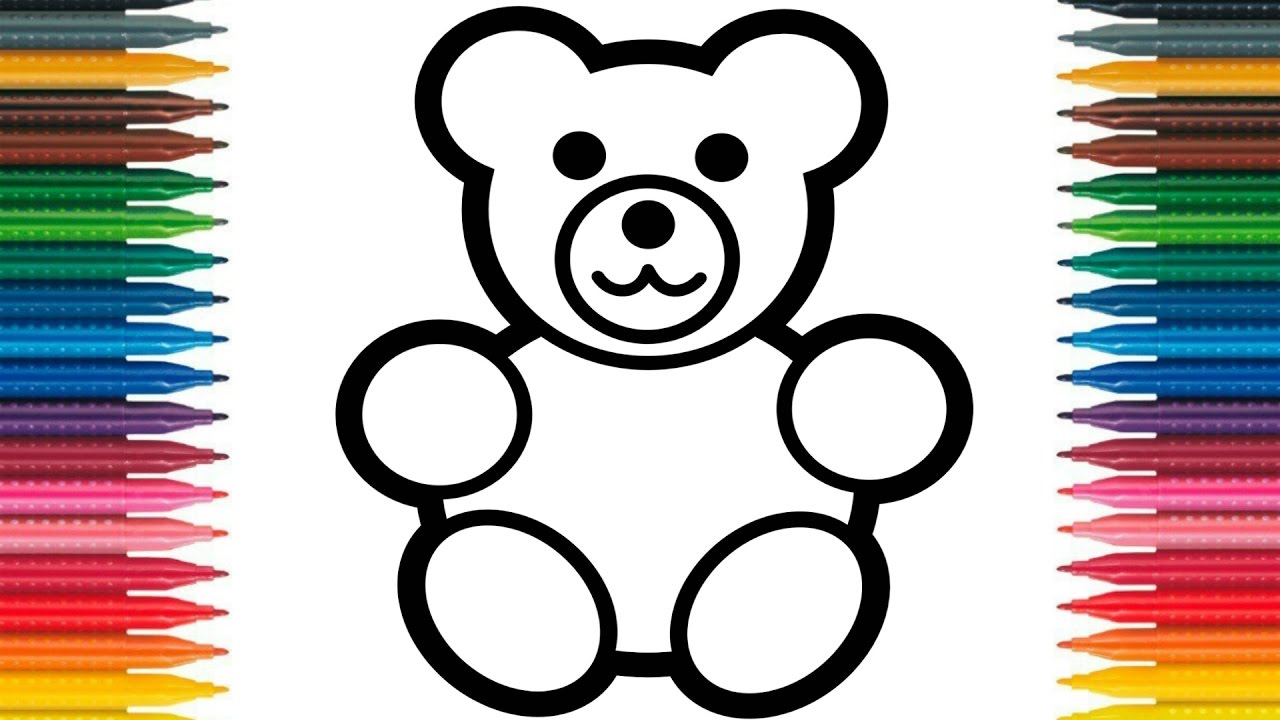 How to Draw Gummy Bear Easy - YouTube
