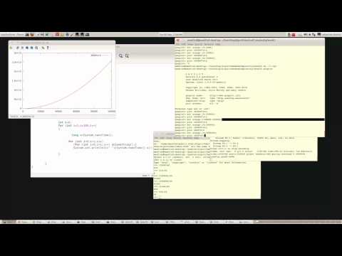 How to time Java programs with quadratic time complexity and plot the curve