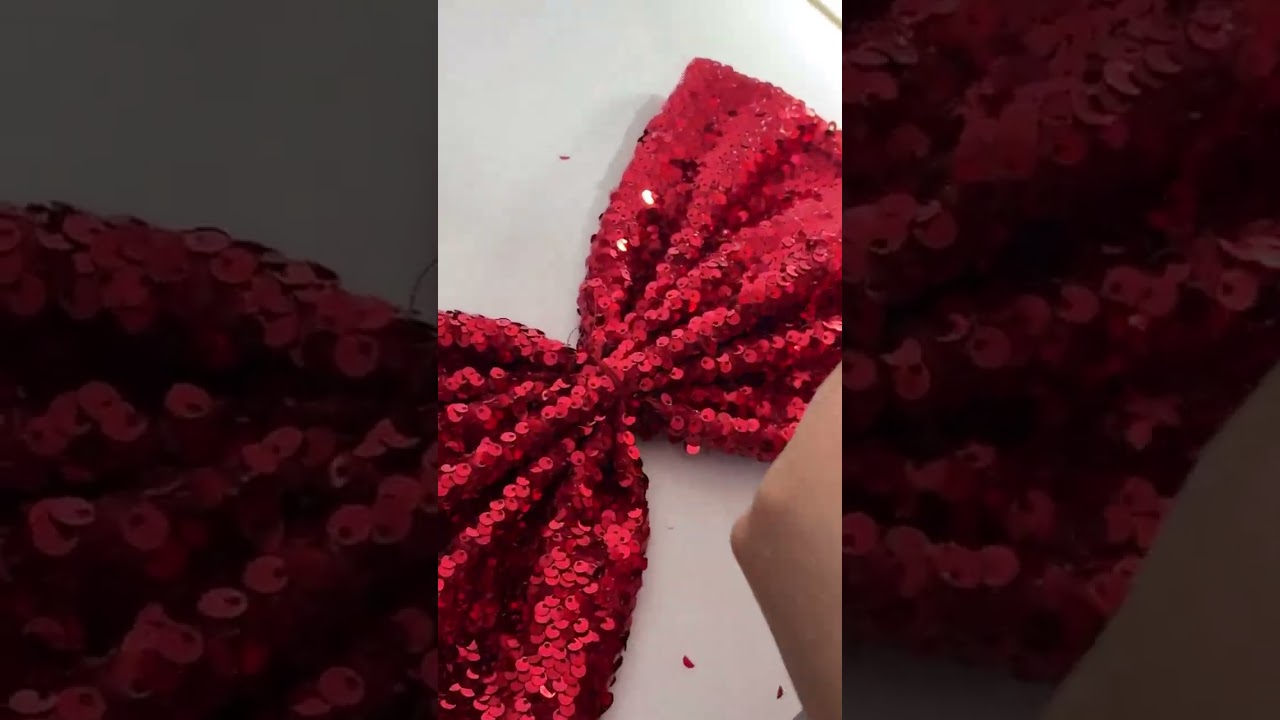 Cómo hacer he instalar un moño para un vestido de niña ?