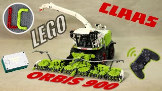 LEGO RC 1:18 forage harvester CLAAS JAGUAR 970 & Orbis 900 (12 rows)