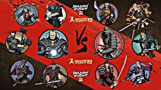 Shadow Fight 2 | Titan and Bodyguards vs Shogun and Bodyguards