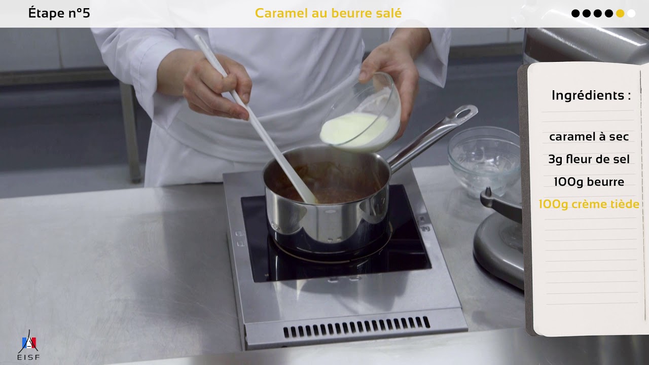 Caramel au beurre salé - CAP pâtissier avec l'EISF