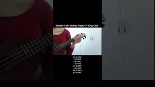 Banana Fish Ending Prayer X-King Gnu Ukulele Cover #ukulele #bananafish #anime #cover #ukulelecover
