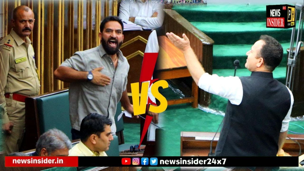 #watch: MLA Mehraj Malik Clashes with BJP MLAs Over 'Sharab Hindu Peeta Hai' Remark