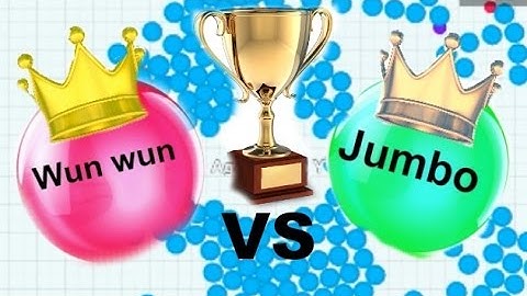 JUMBO VS WUN WUN- INSANE AGARIO SHOWDOWN