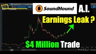 SoundHound AI Stock (SOUN) Earnings Leak? $4 Million Trade by Insider?