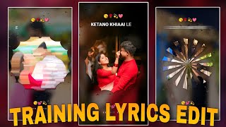 Training Lyrics Edit Tutorial 🔥 Alight Motion Full Tutorial | Viral Bhojpuri Reels Video Editing 