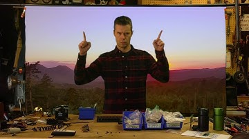 Retroreflective Chromakey BTS @adafruit @johnedgarpark #adafruit