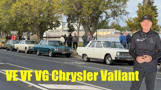VE VF VG VIP Chrysler Valiant Enthusiasts Car Meet Up in Ballarat