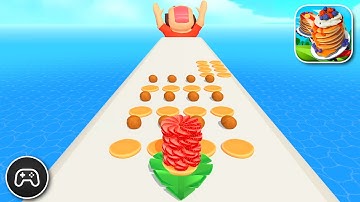 Pancake Run - Gameplay Walkthrough Part 123 - Puzzle Game Levels To Play (iOS, Android)