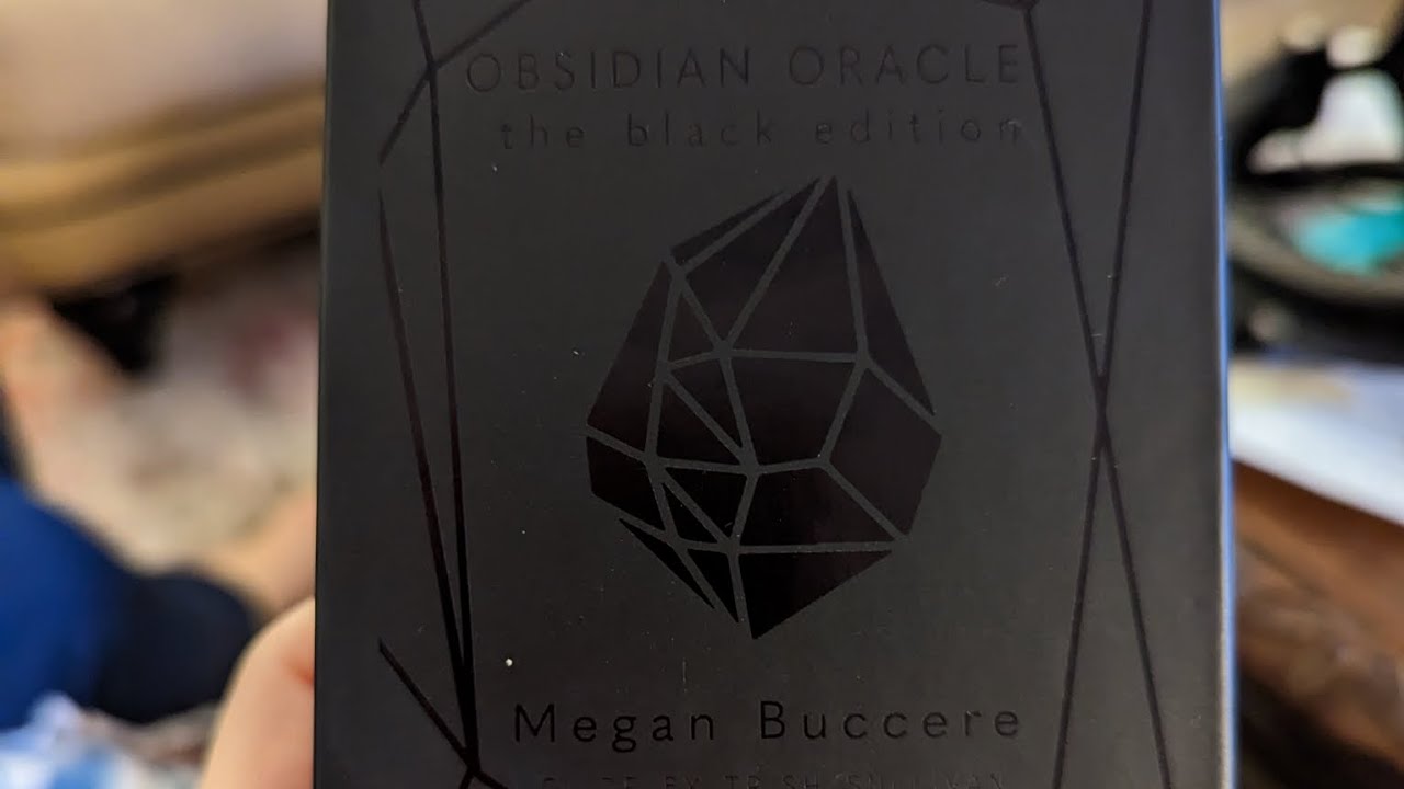 I got the obsidian oracle deck! I linked it in the description. - YouTube