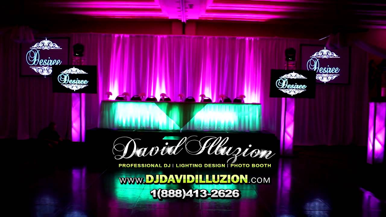 DJ David Illuzion Set up at Casa Torres Banquet Hall