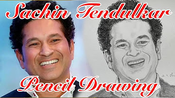 How to draw Sachin Tendulkar | Realistic pencil drawing | Indian Cricket Player | God of Cricket