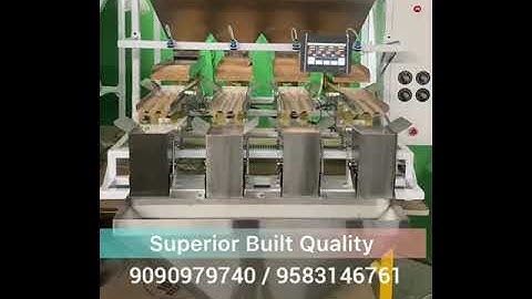 4 Head Weigh Filler, 4 Head Weight Filler, Weigh Filling Machine, Linear Weigher, Load Cell Machine