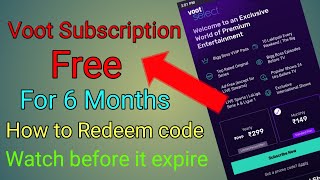 How to purchase free Voot Subscription 2022 l Voot app membership l Voot subscription 2022