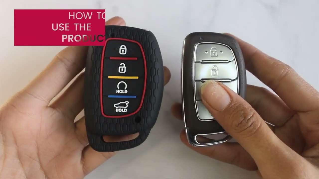 Keycare KC67 car key cover fit for Creta, i20, Alcazar