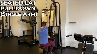 Seated Lat Pulldown (Single Arm)