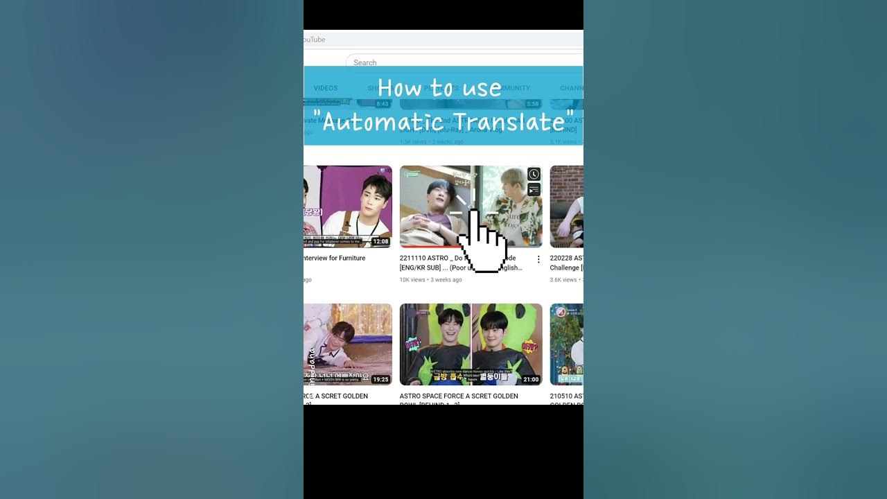 How to use YouTube "Autotranslate" [if you don't see "Autotranslate