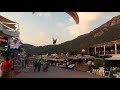 Paragliding landings on Oludeniz Beach Fethiye