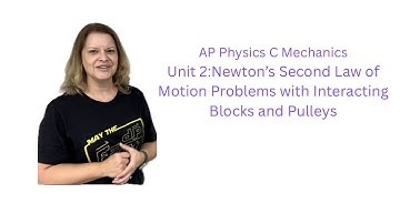 AP Physics C Mechanics, Unit 2: Newton’s Second Law with Interacting Blocks and Pulleys