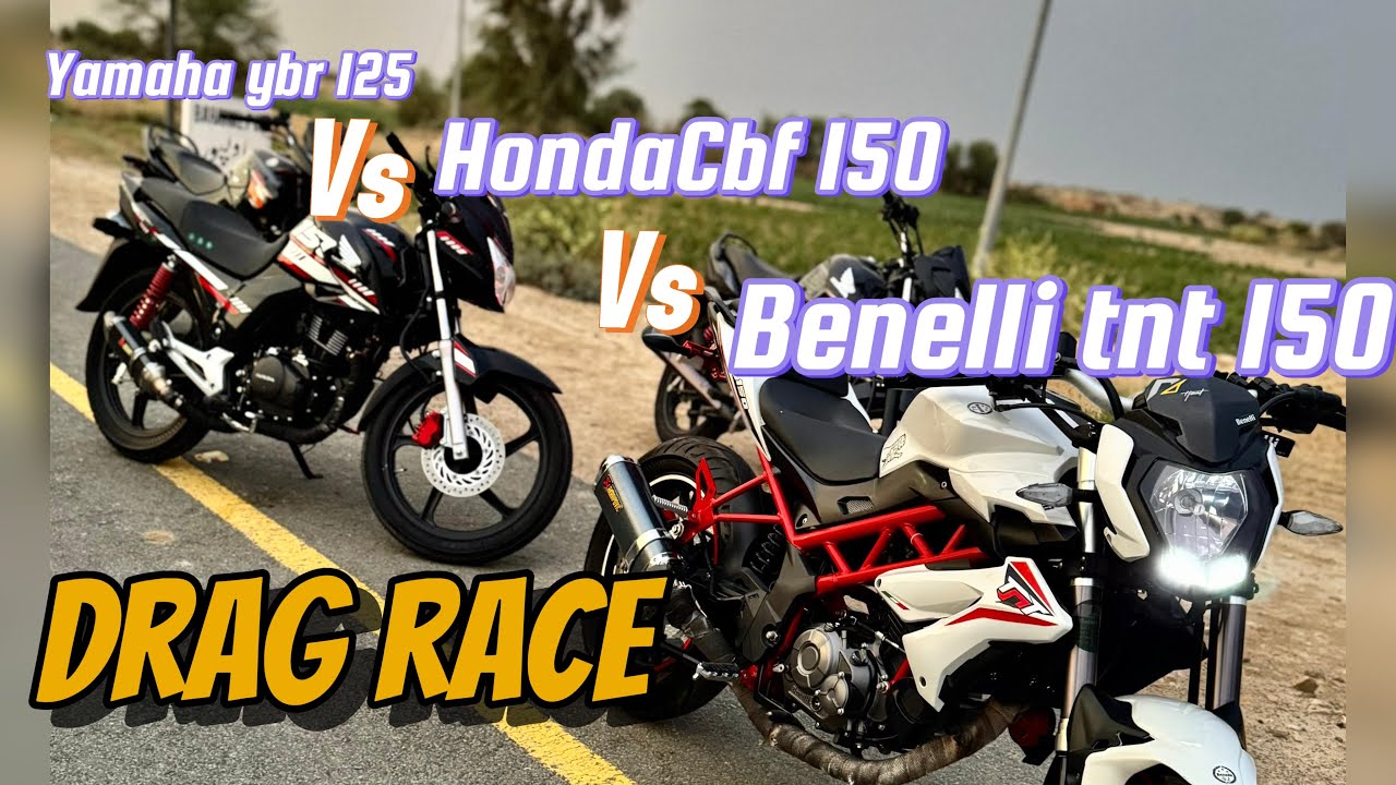 Honda cbf 150 vs benelli 150 vs ybr 125