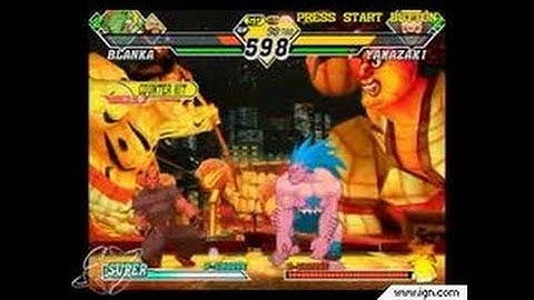 Capcom vs. SNK 2 EO GameCube Gameplay - Blanka Casamassina