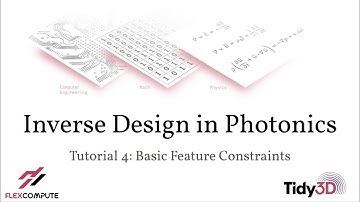 Inverse Design Lecture 4: Fabrication Constraints