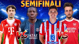 CHAMPIONS LEAGUE CHALLENGE 🏆 1 vs 1 vs 1 vs 1 ⚽ w/ Pierino, Gilbert Nana & Peqo GK