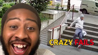 Crazy FAILS Caught on Camera (Reaction) 😂
