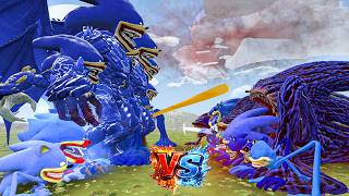 NEW SIZE COMPARISON, POWER AND EVOLUTION OF ALL SONIC EXE TAPES FAMILY! | In Garry's Mod!