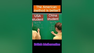 China-USA Multiplication Tricks