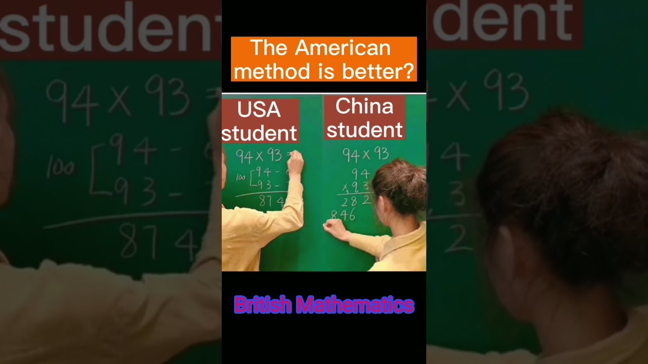 China-USA Multiplication Tricks