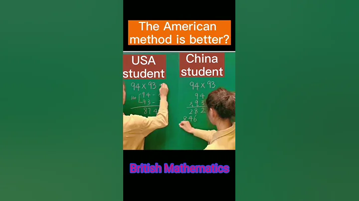 China-USA Multiplication Tricks