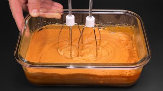 Whip up the caramel! You will be surprised by the result! no flour